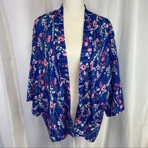 Do Everything in Love Open Front Kimono - One Size